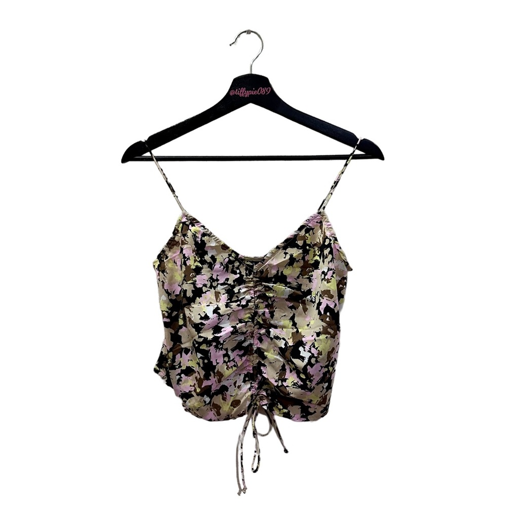 NWT Vero Moda Haddie Singlet Cropped Tank Black Size Large